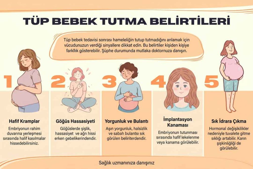 Tüp Bebek Tutma Belirtileri Nelerdir?