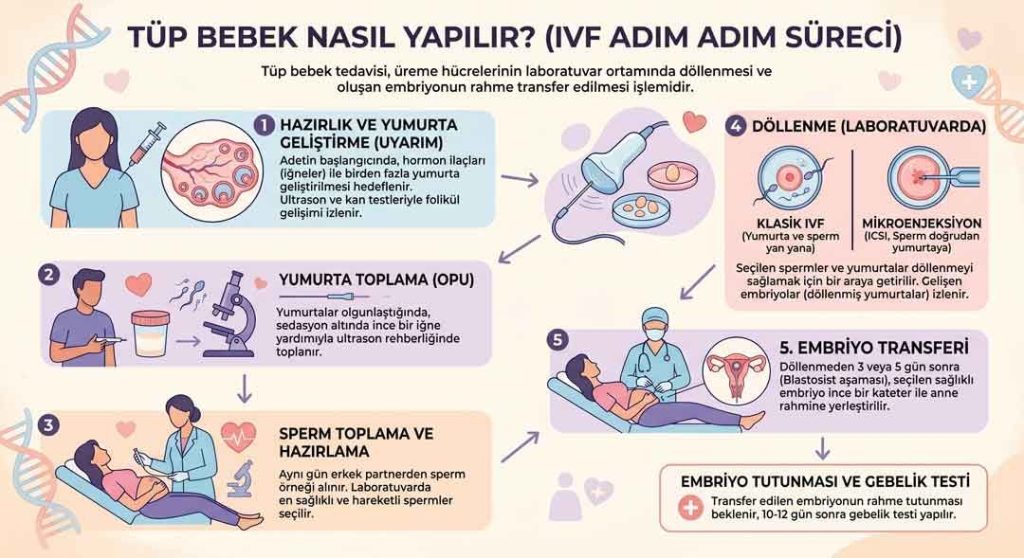 Tüp Bebek Nasıl Yapılır? Aşamaları Nelerdir?